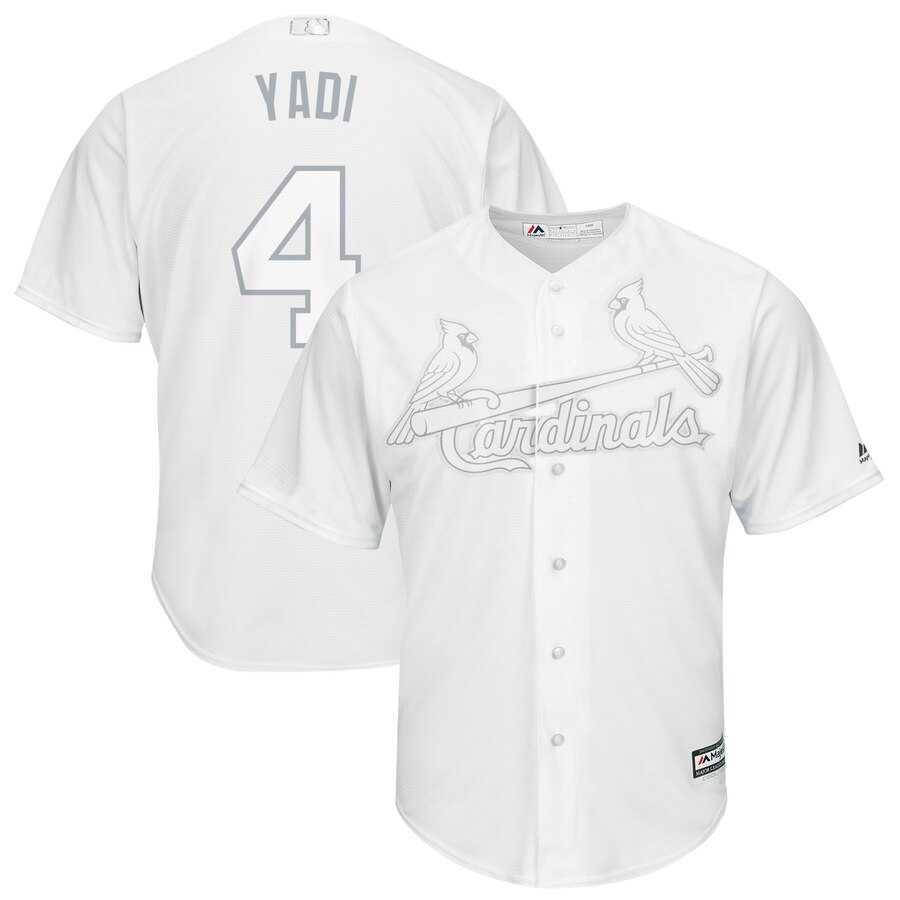 Cardinals 4 Yadier Molina Yadi White 2019 Players' Weekend Player Jersey Dzhi,We sell and wholesale Cardinals 4 Yadier Molina Yadi White 2019 Players' Weekend Player Jersey Dzhi on line form chian!